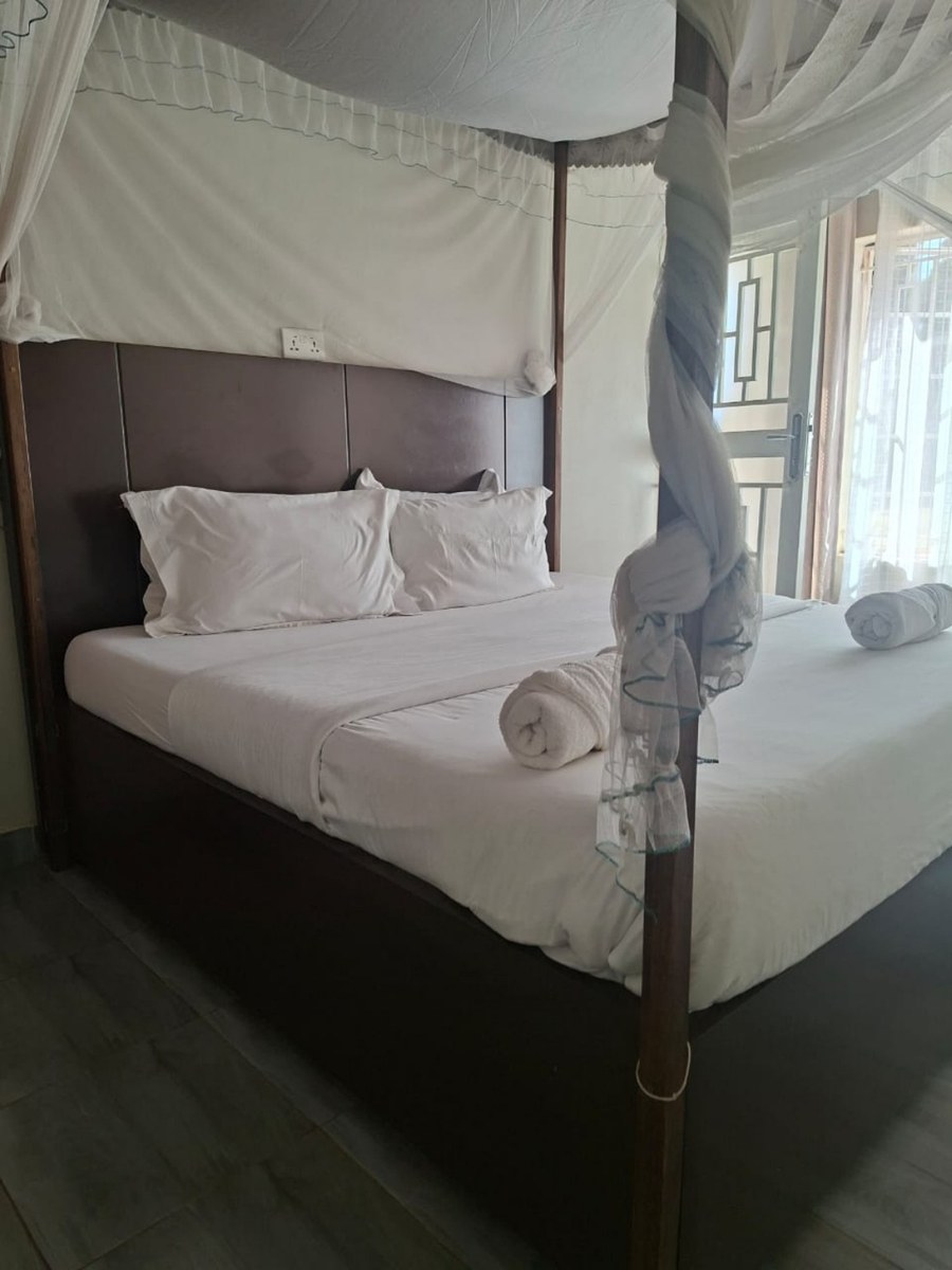 Comfortable room with mosquito netting
